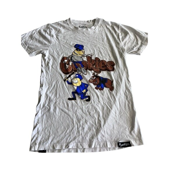 Cookies Other - Cookies Crispies Cream T-Shirt Size Small Cop & Robber SS